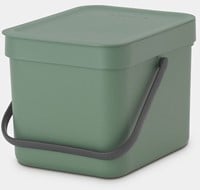 Brabantia afvalemmer Sort & Go 6L fir groen-3