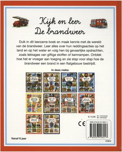Kijk en leer: Die Feuerwehr lehrreiches Kinderbuch Feuerwehr Abenteuer-2
