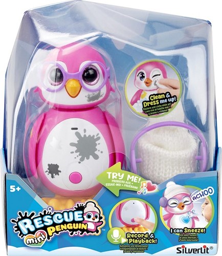 Silverlit Rescue Penguin mini - roze