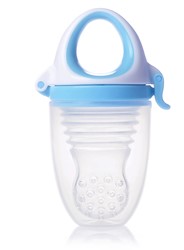 KidsMe Food Feeder Plus Fruchtsauger Lutschbeutel für Baby - Blau