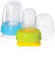 KidsMe Food Pouch Adapter 2PCS (4M )-Sky Lime