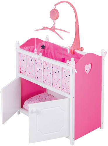 Poppenbed Ledikant Met Muziek My Beautiful Dolls Room