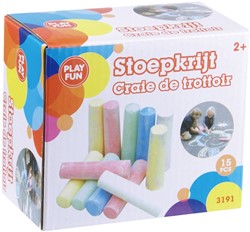 15 Stangen Pflasterkreide in Geschenkbox