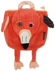 Globe Trotoys Rucksack, der Flamingo 25 x 25 cm