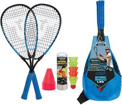 Schildkröt Speedbadminton Set mit LED Federbällen für Nachtspiel