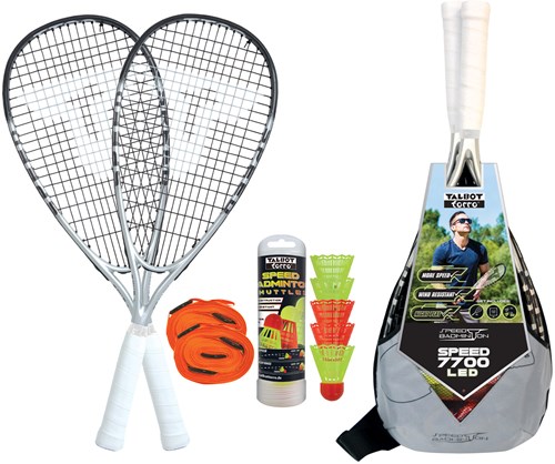 Schildkröt Speedbadminton Set Speed 7700 LED mit LED Federbällen