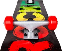 Hot Skateboard Rasta Fade 8 inch Rocket-2