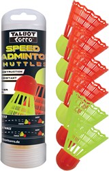 Schildkröt Speedbadminton Federbälle Set - 6 Stück für draußen