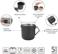 Brabantia Suppenbecher to go 0,6L dunkelgrau - Lunchbecher mikrowellengeeignet-3