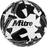 Mitre Ultimax One Football - White/Black/Black - 5