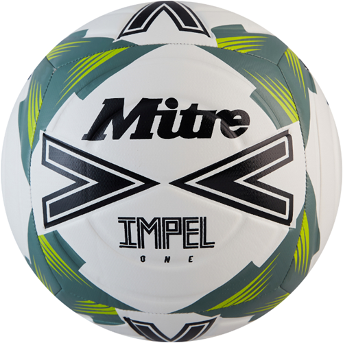 Mitre Impel One Football - White/Black/Sage - 5