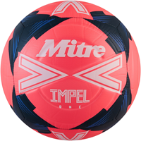 Mitre Impel One Football - Pink/White/Teal - 5
