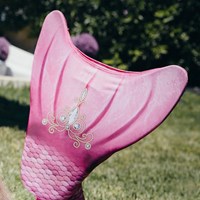 Kuaki Meerjungfrauenschwanz Princess Set rosa Größe S für Kinder-3