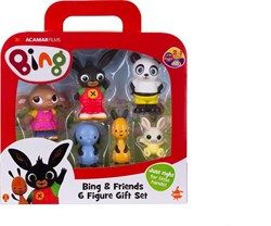 Bing Spielfiguren Set mit Koffer - Bing Spielzeug Figuren