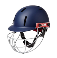 Gunn and Moore Crickethelm Purist Geo II - navy - Erwachsene - sicher