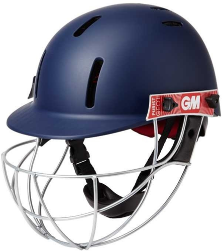 Gunn and Moore Crickethelm Purist Geo II - navy - Erwachsene - sicher