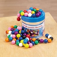 Shaw Magnetische Kugeln Spielzeug Set - 100 Stück bunte Magnetkugeln