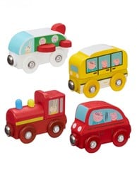 Peppa Pig 07215 Holz Mini Fahrzeuge Stil kann variieren