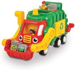 WOW Toys Flip n Tip Fred Müllwagen Spielzeug mit Soundeffekten
