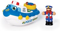 WOW Toys Polizeiboot Spielzeug Perry für Kinder - Badespielzeug
