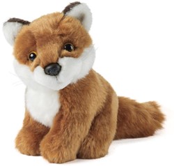 Living Nature Plüsch Fuchs sitzend 15 cm Kuscheltier Spielzeug