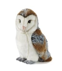 Living Nature Plüsch Eule barn owl groß 30cm Kuscheltier