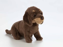 Living Nature Plüsch Dackelwelpe 16cm Hund Kuscheltier