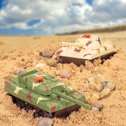 Harlekijn Armeepanzer Spielzeug ohne Batterie für Kinder 3+ Militär