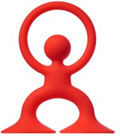 Moluk Beißspielzeug Noogi rot - Silikon Babyspielzeug