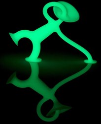 Moluk Oogi Glow in the Dark Actionfigur Grün 8 cm Spielzeug