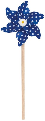 GIOBAS Windmühle Mini, weiße Punkte, 30 cm-3