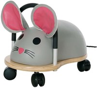 Wheelybug Laufauto Maus Groß - Holz Rutschfahrzeug für Kinder