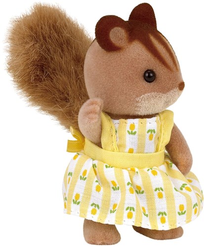 Sylvanian Families Walnuss Eichhörnchen Familie Puppenhaus Figuren 4172-3