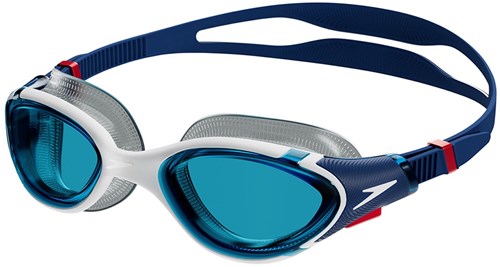 Speedo Schwimmbrille Biofuse 2.0 blau-weiß für Erwachsene - Komfort