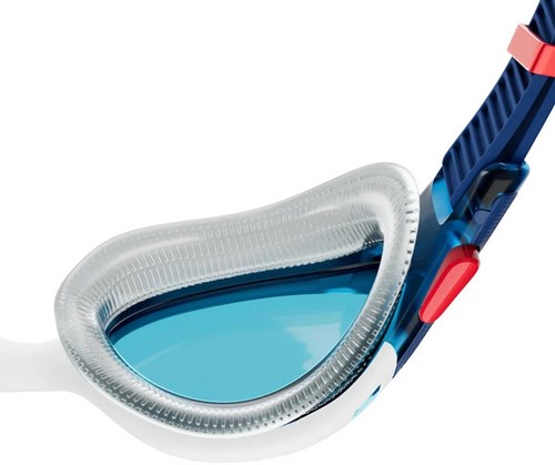 Speedo Schwimmbrille Biofuse 2.0 blau-weiß für Erwachsene - Komfort-3