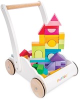 Le Toy Van – Pädagogischer Petilou Lauflernwagen „Regenbogen & Wolken“ aus Holz für Kleinkinder und Babys | Für Mädchen & Jungen | Geeignet für Kinder ab einem Jahr-2