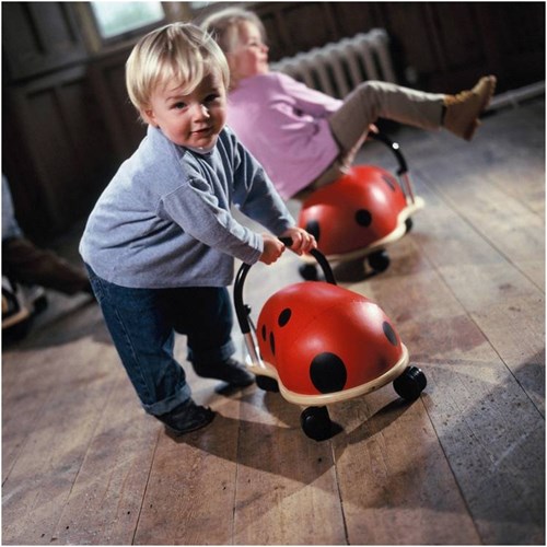 Wheelybug Laufauto Marienkäfer Klein - Holz Rutschfahrzeug Spielzeug-2
