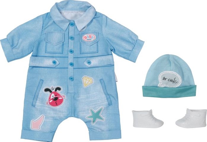 BABY born Deluxe Jean Overall Planet Happy DE