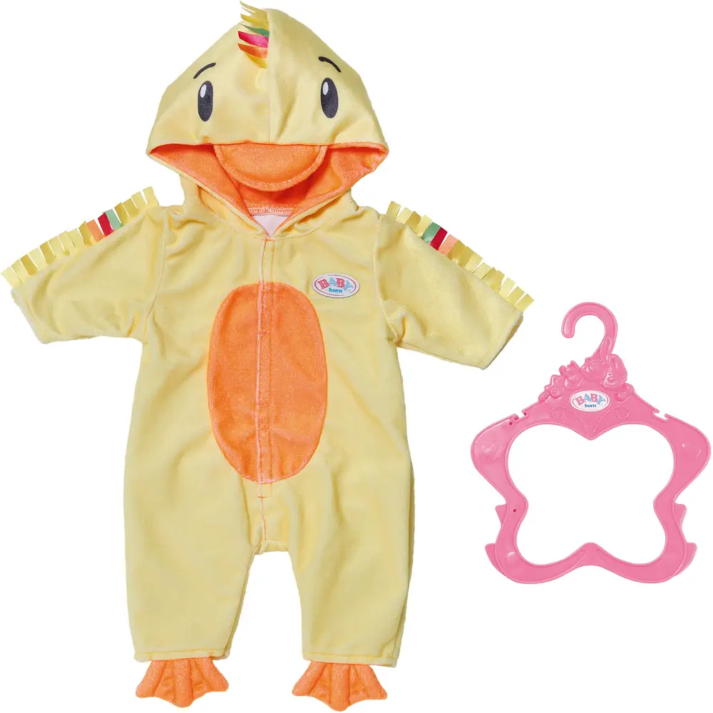 BABY born Puppenkleidung Nacht-Overall 43 cm - kuscheliges Babypuppen-Outfit