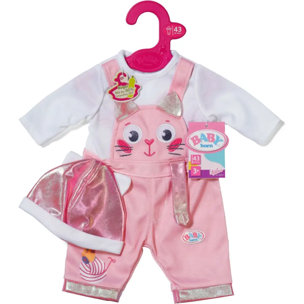 BABY born Puppenkleidung Einteiler mit Mütze 43 cm - Babypuppen Outfit