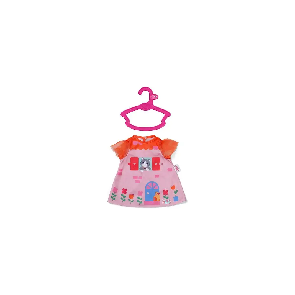 BABY born Puppenkleid Haus 43 cm buntes Puppenzubehör