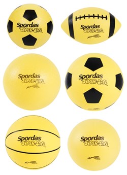 Spordas Sportball Set SuperSafe - 6 Stück Schaum-Vinyl