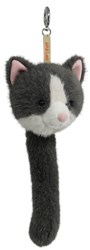 One Love Anhänger Katze Scout grau und weiß - Schmuck Accessoire