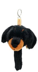 One Love Dackel Anhänger schwarz braun - Hunde Schmuck Accessoire