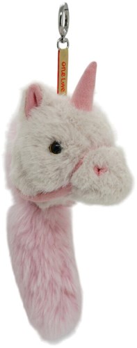 One Love Einhorn Anhänger weiß rosa - Schmuck Accessoire