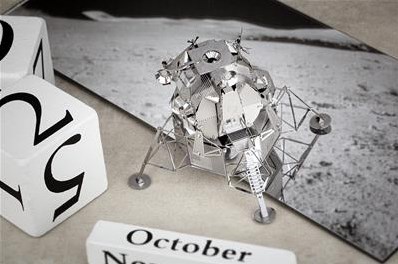 Eureka Bausatz Metal Earth Apollo Lunar Module silber - 3D Puzzle-3