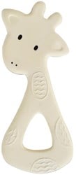 Tikiri 8591502 Kautschuk Beißring Giraffe, Zahnungshilfe aus Naturkautschuk, für Babys ab 0+ Monaten
