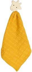 Tikiri Giraffe, Schnuffeltuch mit Zahnungshilfe aus Naturkautschuk, für Babys und Kinder ab 0+ Monaten, 15cm TR-97008