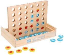 Petit Collage Houten Box Spel - Dag En Nacht