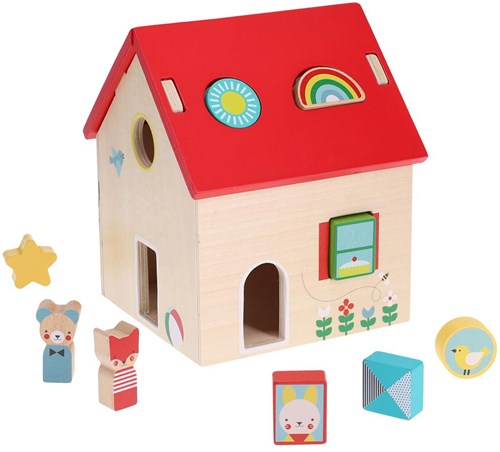 Petit Collage Holz Formen Sortier Spielzeug - Lernspiel für Kinder-2
